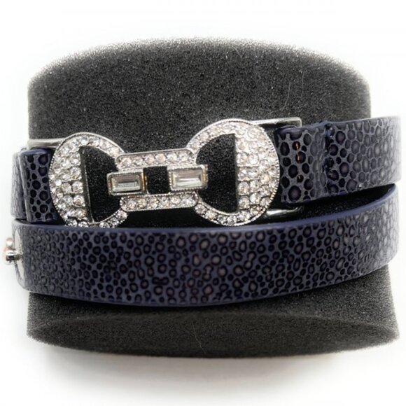 Crystal Pave Deco Chloe + Isabel Bracelet - B110gy 13.5-14 inches long, stingray - Picture 1 of 2